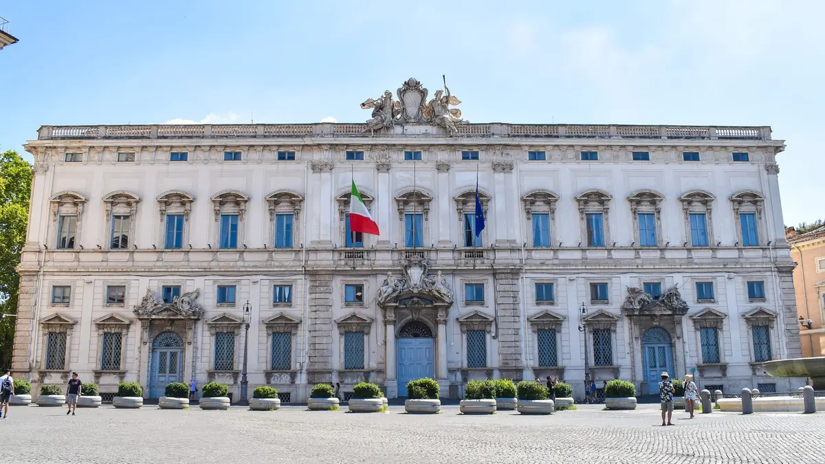 Palazzo della Consulta a Roma, sede della Corte costituzionale