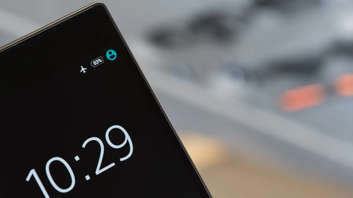 Schermo di uno smartphone