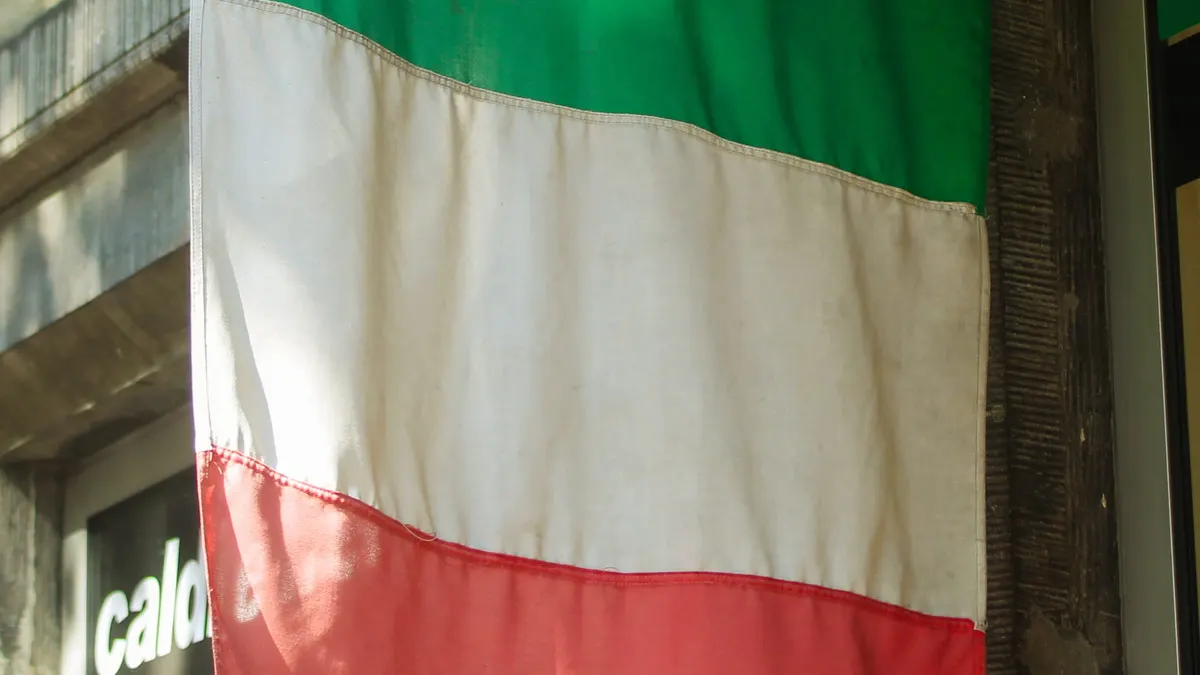 La bandiera italiana